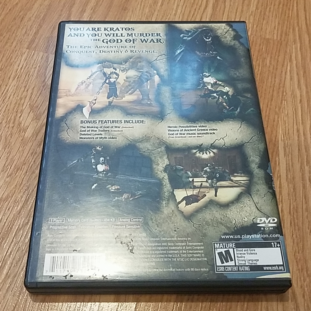 PS2 GOD OF WAR video game - Picture 4 of 4